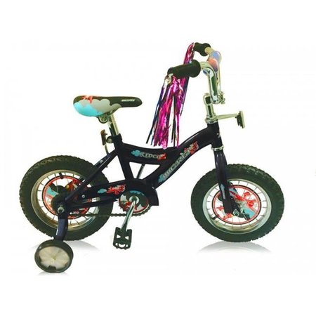 MICARGI Micargi KIDCO-B-BK 12 in. Boys BMX Bicycle; Black - 18 x 7 x 36 in. KIDCO-B-BK